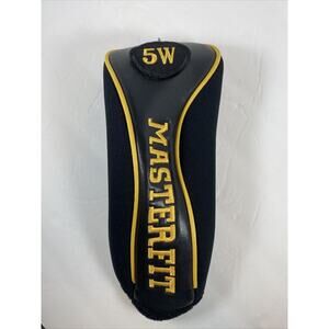 Masterfit 5W Golf Head Cover Black